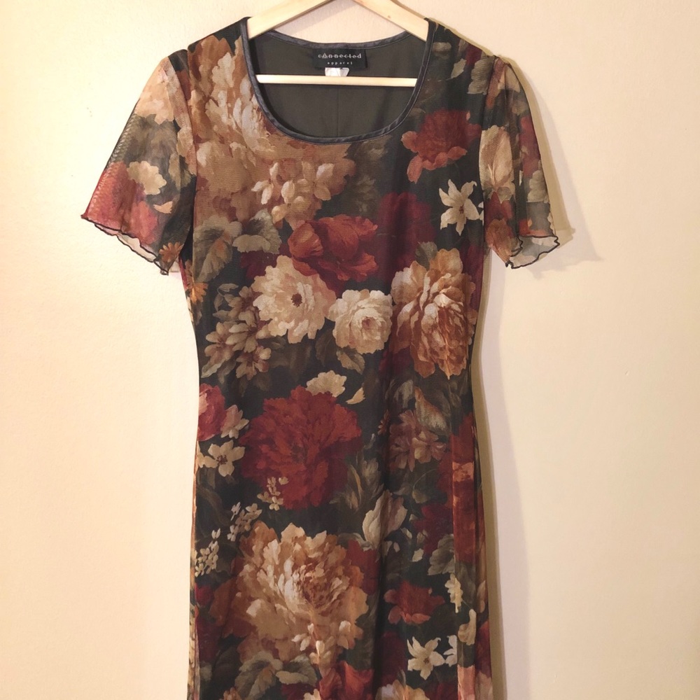 Anthropologie Vintage-y dress great for Christmas